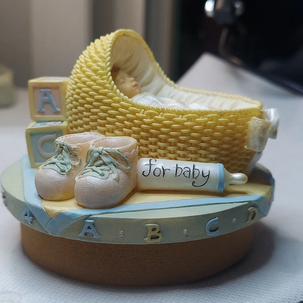 Vintage Our America newborn baby scene 